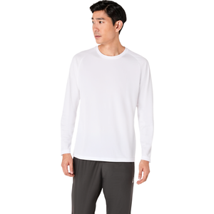 T-shirt à manches longues en tricot uni personnalisé pour la saison estivale, style décontracté hip-hop, en spandex, avec impression numérique et motifs - Product Image 1