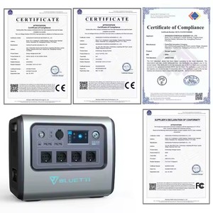 Estación de energía portátil 6 puertos USB 2000W 2000Wh cargador de batería de iones de litio controlador MPPT inversor de onda sinusoidal pura para exteriores - Product Image 6