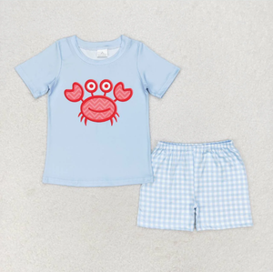 Sibling Baby Boys Short Sleeve Shirts Top Shorts Sea World Pajamas <b>Clothes</b> Sets - Product Image 3