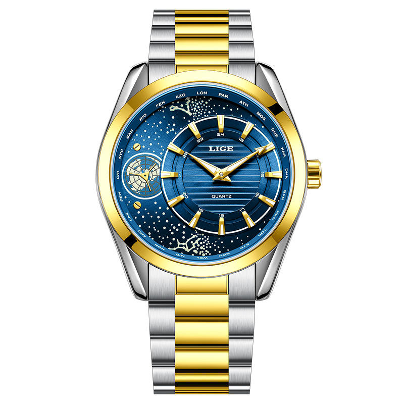 โรสโกลด์ - น้ำเงิน