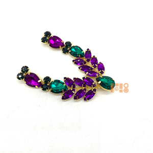 Personnaliser les chaussures et accessoires pour femmes, accessoires charmants pour tongs, chaîne de chaussures en diamant en forme de V - Product Image 4