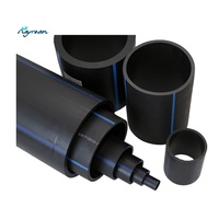 Tuyaux d'eau en PEHD noirs PE100 PN6 PN8 PN10 PN12.5 PN16 PN20 SDR26 SDR21 SDR17 SDR13.6 SDR11 SDR9 DN20-DN1600