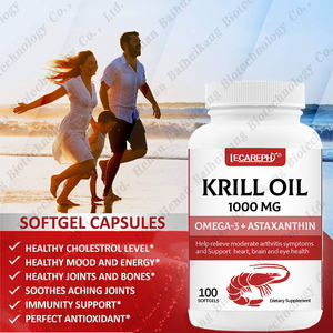 OEM Omega-3 antarktika <span class=keywords><strong>Krill</strong></span> yağı 500 mg 1000mg 2000 mg 60 kapsül 120 Softgels 180 kapsül - Product Image 3