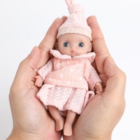 5.5 pouces Mini Reborn Baby Dolls Sweet Girl Full Silicone Body Meilleur cadeau pour les enfants