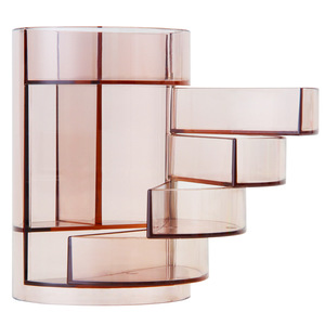 Deli 906 Pen Holder Transparent Four Layer Plastic Pen Stand For Makeup Organizers - Product Image 4