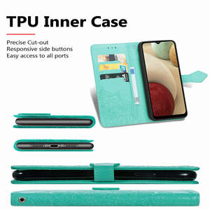 Funda de teléfono de cuero PU con estampado de flores de Mandala de lujo, fundas de teléfono móvil tipo billetera para <span class=keywords><strong>Samsung</strong></span> <span class=keywords><strong>Galaxy</strong></span> <span class=keywords><strong>A</strong></span> 50 51 52 53 <span class=keywords><strong>55</strong></span> 71 73 4G 5G - Product Image 2