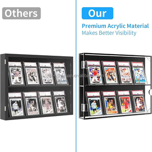 Marco Moderno y Ecológico para Tarjetas Deportivas de Escritorio Zoog, Protección UV, Acrílico de 3mm, Exhibición de Tarjetas de Béisbol, Preensamblado Horizontal - Product Image 1