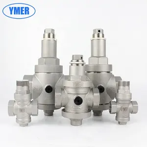 Wholesale high quality Stainless Steel Water Pressure Reducing Valves 1/2'' DN15 DN20 DN25 PRV
