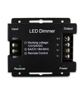 Controller <span class=keywords><strong>Dimmer</strong></span> <span class=keywords><strong>LED</strong></span> Monocolore Touch RF Wireless 18A 216W DC 12V 24V <span class=keywords><strong>Telecomando</strong></span> <span class=keywords><strong>Dimmer</strong></span> per Strisce <span class=keywords><strong>LED</strong></span> - Product Image 3