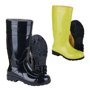 RB116 Wholesale Cheap Rain Boots Steel Toe Puncture Resistant Industrial