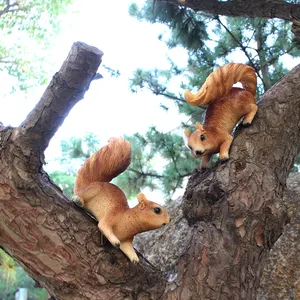 Decorazione dell'albero arredamento murale esterno animali da giardino ornamenti appesi artigianato resina decorazioni per la casa