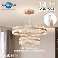 Lustre LED de luxe en forme de double anneau, style boucle d'oreille, grand luminaire suspendu pour cuisine et usage commercial