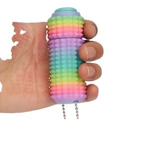 Outil sensoriel antidouleur, jouets sensoriels à picots pour adultes, soulagement de l'anxiété, porte-clés Grippie imprimé en 3D pour la concentration et le soulagement du stress et des grignotements cutanés - Product Image 1
