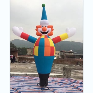 Clown danzante gonfiabile all'aperto con soffiatore gonfiabile Sky Dancing burattino Logo personalizzato formato colore - Product Image 1