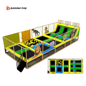 Taille personnalisée multifonctionnelle derniers <span class=keywords><strong>jeux</strong></span> <span class=keywords><strong>de</strong></span> parc <span class=keywords><strong>de</strong></span> <span class=keywords><strong>trampoline</strong></span> rectangulaires interactifs ensemble complet d'intérieur avec lit <span class=keywords><strong>de</strong></span> performance - Product Image 5