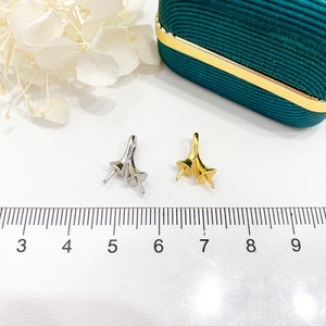 Colgante de Plata S925, Accesorio para DIY, Base Vacía para Collar de Doble Cuentas con Cuentas Redondas Planas de 9-11 mm, 30954 - Product Image 3