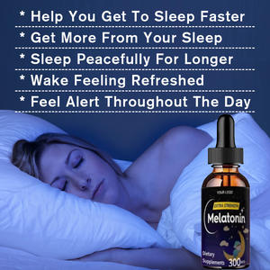 Ausreson Melatonin Drops Deep Sleep Liquid OEM Suplemento Aminoácido Vitamina Sleeping Melatonin Drops - Product Image 3
