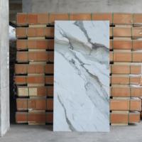 Panel Dinding PVC Alternatif Marmer, 1220x2440/2600/2800/2900mm, Mudah Dipasang, Bebas Formaldehida, Putih, Finishing UV High Glossy