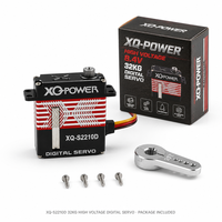 Servomoteur numérique sans noyau étroit pour hélicoptère RC à voilure fixe, 32 kg, engrenage en acier inoxydable, boîtier en aluminium CNC, étanche, rapide 0,09s, 8,4V