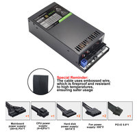 Flex 1U Modular 600W PCI-E 5.0 PSU 80plus catu daya PC Mini dengan keluaran 5V untuk Server PC Mini Desktop