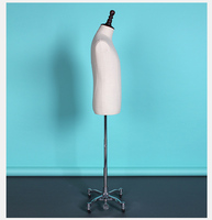 Maniquíes de Exhibición de Alta Gama en Plástico Blanco para Hombre, Medio Cuerpo Superior con Brazos, para Trajes de Boda y Sastre