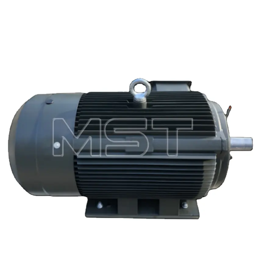 Factory Custom 0.75KW-15KW AC Electric Motor YE3 IE3 3 Phase Motor Electric with Iron Cast for Water Pump 45hp electric motor