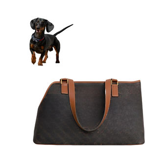 Sac de transport de luxe pour chien en cuir PVC, sac fourre-tout de voyage pour animaux de compagnie, imperméable et respirant, pour chiot et chaton, vente en gros - Product Image 6