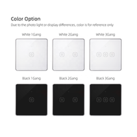 1/2/3 Gang système de maison intelligente automatique complet Tuya ZigBee panneau tactile sans fil alimenté par batterie scène intelligente interrupteur d'éclairage mural