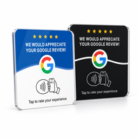Carte de visite RFID NFC programmable 13,56 MHz, autocollant pour fenêtre, étanche et résistant aux intempéries