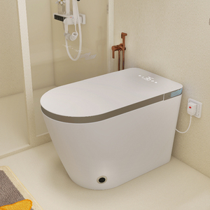 <span class=keywords><strong>Inodoro</strong></span> Inteligente Estilo Americano con Asiento Calefactable y Control Remoto - Diseño Moderno Inspirado en Resorts para Casas de Vacaciones - Product Image 3