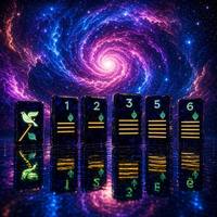 Set Ubin Mahjong Akrilik Amerika 160 Buah Tema Kosmik Inlay Galaksi Neon Bunga Siap Kirim Hadiah Pengiriman Cepat