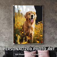 Cara Nonna Impressions sur toile encadrées lavables personnalisées 11x14 avec photos personnalisées - Décoration murale pour la maison