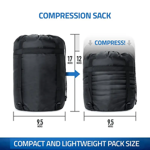 Vente en gros de sacs de couchage d'extérieur légers et portables en polyester imperméable pour 3 saisons, <span class=keywords><strong>bleu</strong></span>, type enveloppe - Product Image 5