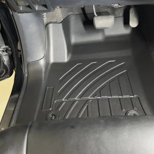 Alfombrillas de Coche 3D TPO/TPE Impermeables de la Marca KQD, Juego Completo de 3 Piezas, Fáciles de Limpiar, Aptas para el Interior del Coche Colorado - Product Image 4