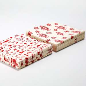 Papier sulfurisé jetable personnalisé résistant à la graisse pour hamburgers, feuilles de papier de charcuterie anti-graisse pour emballage de sandwichs et pain, papier ciré pour emballage alimentaire - Product Image 3