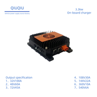 Chargeur embarqué intelligent 72V40A pour Tuktuk Rickshaw NMC LFP