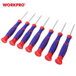 WORKPRO Jeu de 7 embouts magnétiques Cr-V de précision T4,5,6,7,8,9,10x50mm avec poignée ergonomique et confortable - Product Image 3