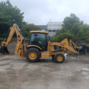 used CAT 428F Backhoe Loader low working hours great performance original Japan no major accidents low price one year warranty - Product Image 4