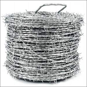 25kg Hot Dipped Galvanized <b>Iron</b> <b>Wire</b> Barbed <b>Wire</b> Coil 15 Gauge Fence - Product Image 4