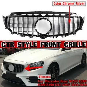 กระจังหน้ารถยนต์คุณภาพสูง W213 สำหรับ Mercedes Benz W213 E-Class E200 E300 E400 E43 สำหรับ AMG ปี 2017-2018 - Product Image 1