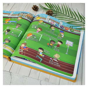 Chidren <span class=keywords><strong>parole</strong></span> 420 apprendimento fonetico libro parlante giocattoli educativi intelligenti per bambini che imparano e-Book - Product Image 4