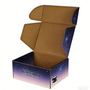 กล่องของขวัญกระดาษลูกฟูกคุณภาพสูงแบบกำหนดขนาดเองสำหรับขายส่ง กล่องไปรษณีย์สำหรับบรรจุภัณฑ์เทียนเคลือบด้าน รีไซเคิลได้ - Product Image 2