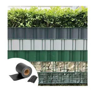 Simplee — clôture d'écran en PVC, gsm 19cm x 35m, élément de décoration de jardin