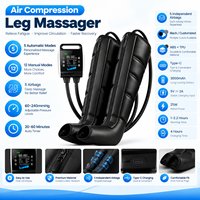 Système de récupération des jambes professionnel Eveekon, bottes de compression d'air sans fil avec compression séquentielle, masseur pour les jambes et les pieds