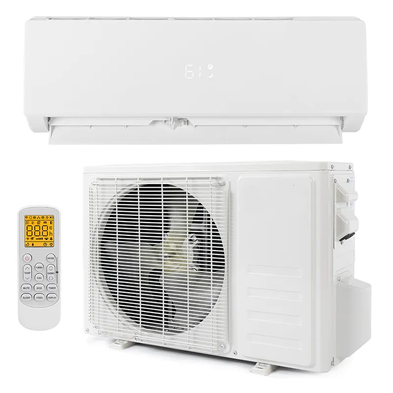 18000BTU aquecimento e refrigeração uso doméstico inversor unidade AC ar condicionado de parede dividido