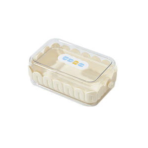 Commercio all'ingrosso della fabbrica trasparente doppio strato PET Luxe scatola di sapone con coperchio scatola di sapone di imballaggio personalizzato - Product Image 6