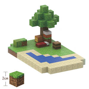 Personnalisation de la construction créative My World Magnetic Sets House Building Blocks 3D Cube <span class=keywords><strong>Puzzle</strong></span> - Product Image 5