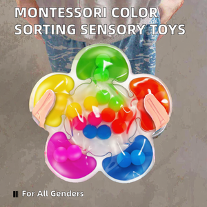 Juguetes Sensoriales de PVC para Niños Autistas, Juguetes Educativos para Clasificar Colores, Juguete de Aprendizaje Montessori para Niños de 5 a 7 Años - Product Image 5