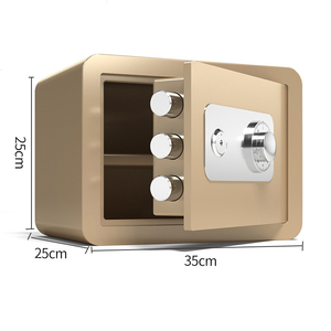 Bảo Mật Cao Rắn Thép Điện Tử Kỹ Thuật Số Bàn Phím Vân Tay Khóa An Ninh Hộp An Toàn Ngăn Kéo Loại Phân Vùng Hội Đồng Quản Trị Cho Nhà - Product Image 4