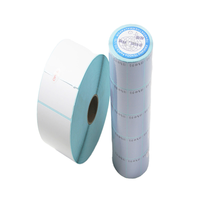 Étiquette thermique Papier auto-adhésif Étiquette en papier thermique directe Autocollant d'étiquette vierge